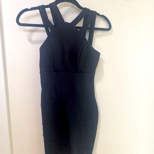 Emerald Sundae Black Mini Dress